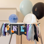 Halloween Highchair Banner, Spooky One Birthday, Little Boo is One, First Boo Day Decorations
