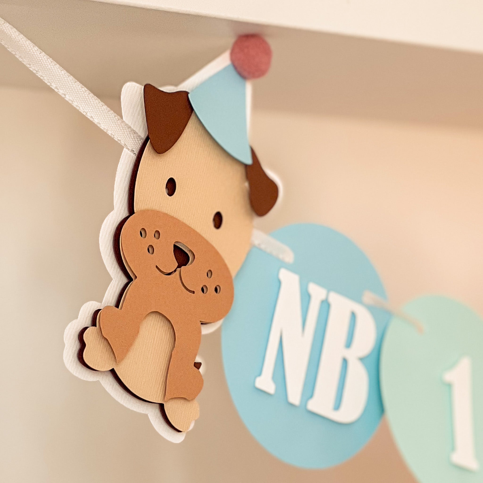 Dog and Cat 12 Month Photo Banner