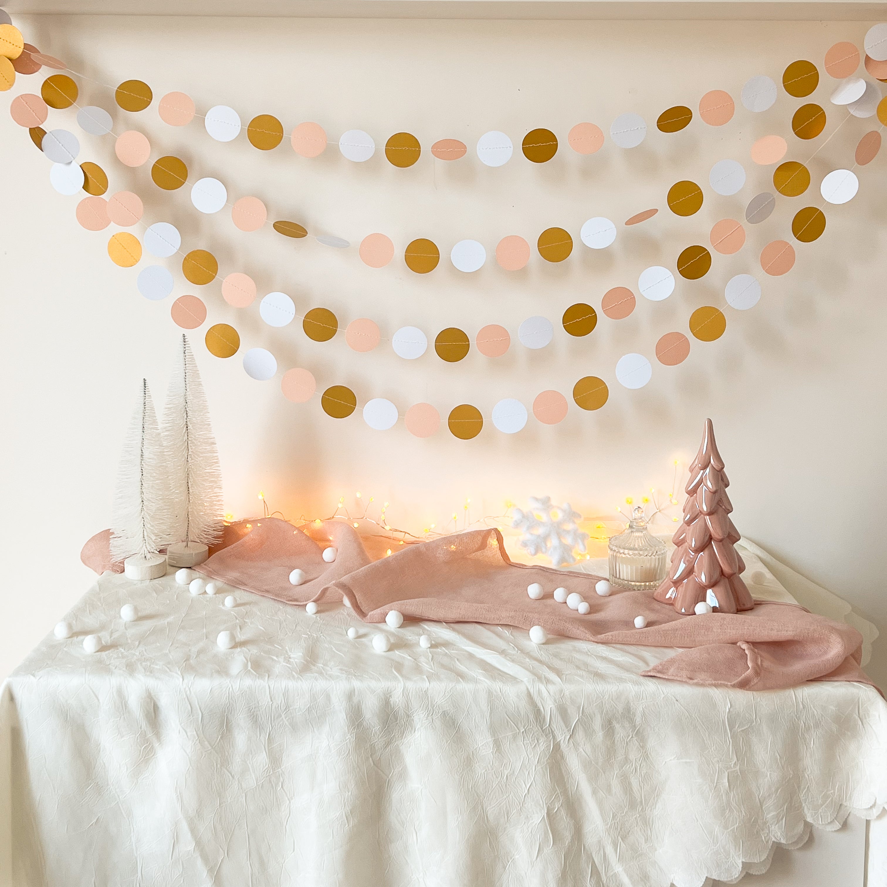 Winter Onederland Circle Garland Christmas Holiday Baby Shower Christmas Holiday Birthday Winter Baby Shower Winter Onederland Oh What Fun it is to be One