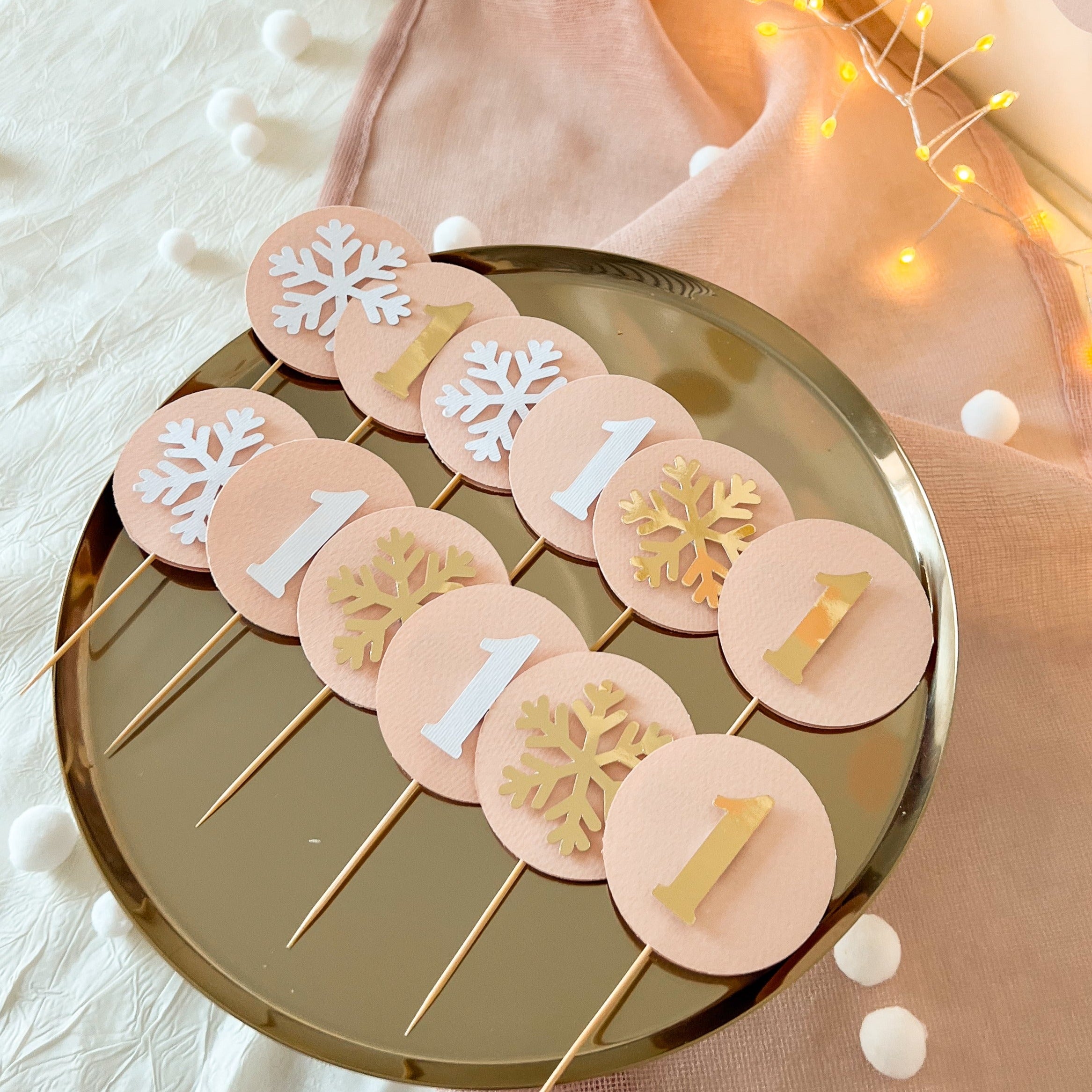 Winter Onederland Cupcake toppers Christmas Holiday Baby Shower Christmas Holiday Birthday Winter Baby Shower Winter Onederland Oh What Fun it is to be One 