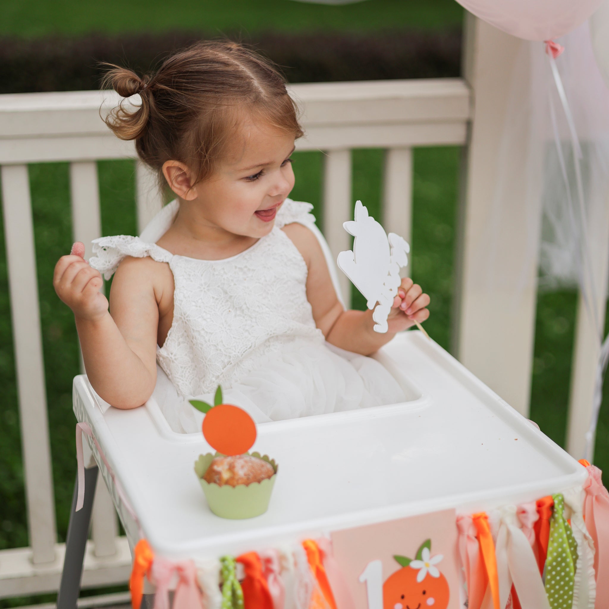 "Little Cutie" 1st birthday party decorations