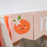 Clementine Highchair Banner - Little Cutie 1st Birthday Decor