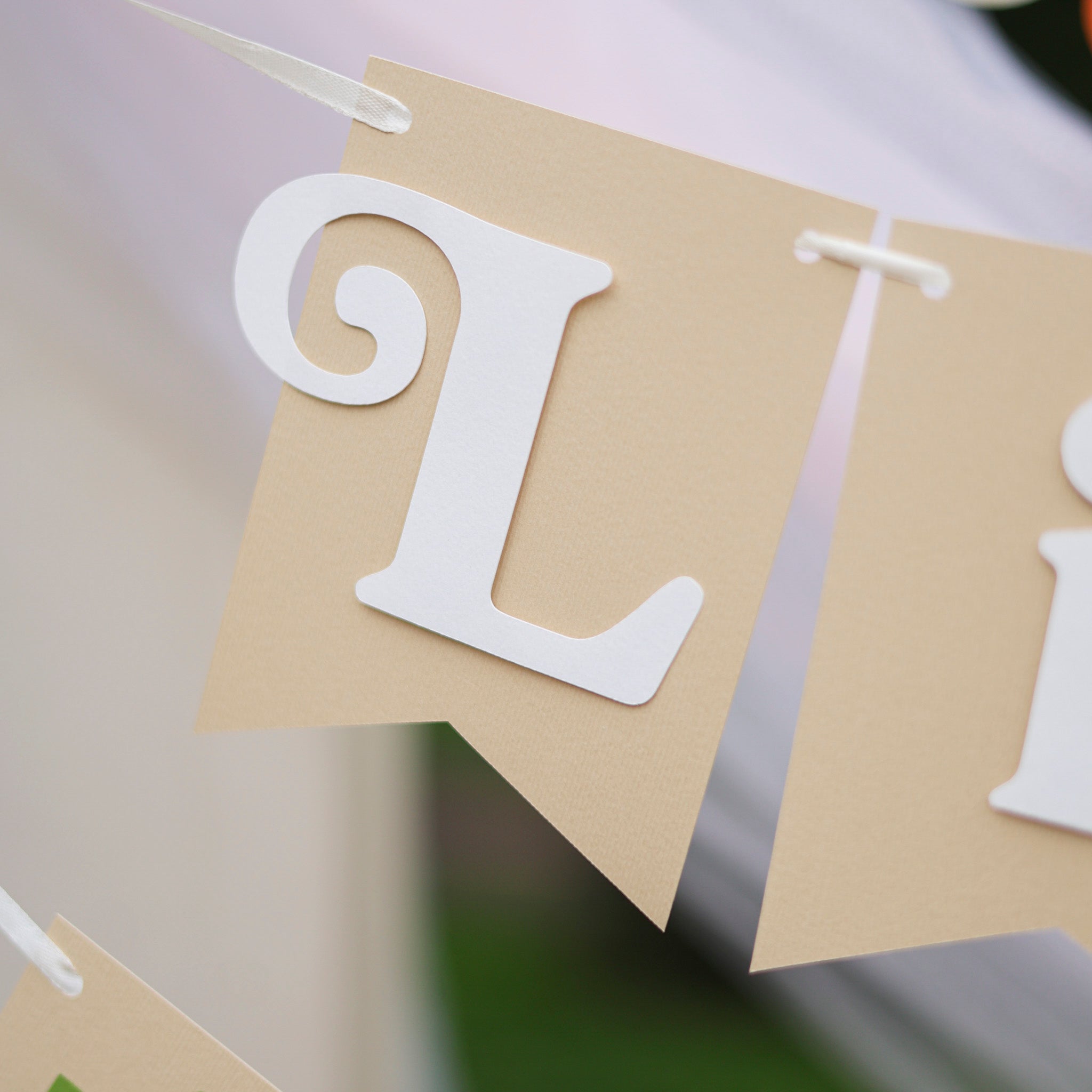 Little Cutie Baby Shower Banner - Orange Clementine Theme