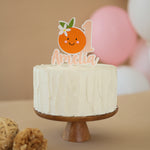 Little Cutie 1st Birthday Cake Topper - Clementine Party Decorations