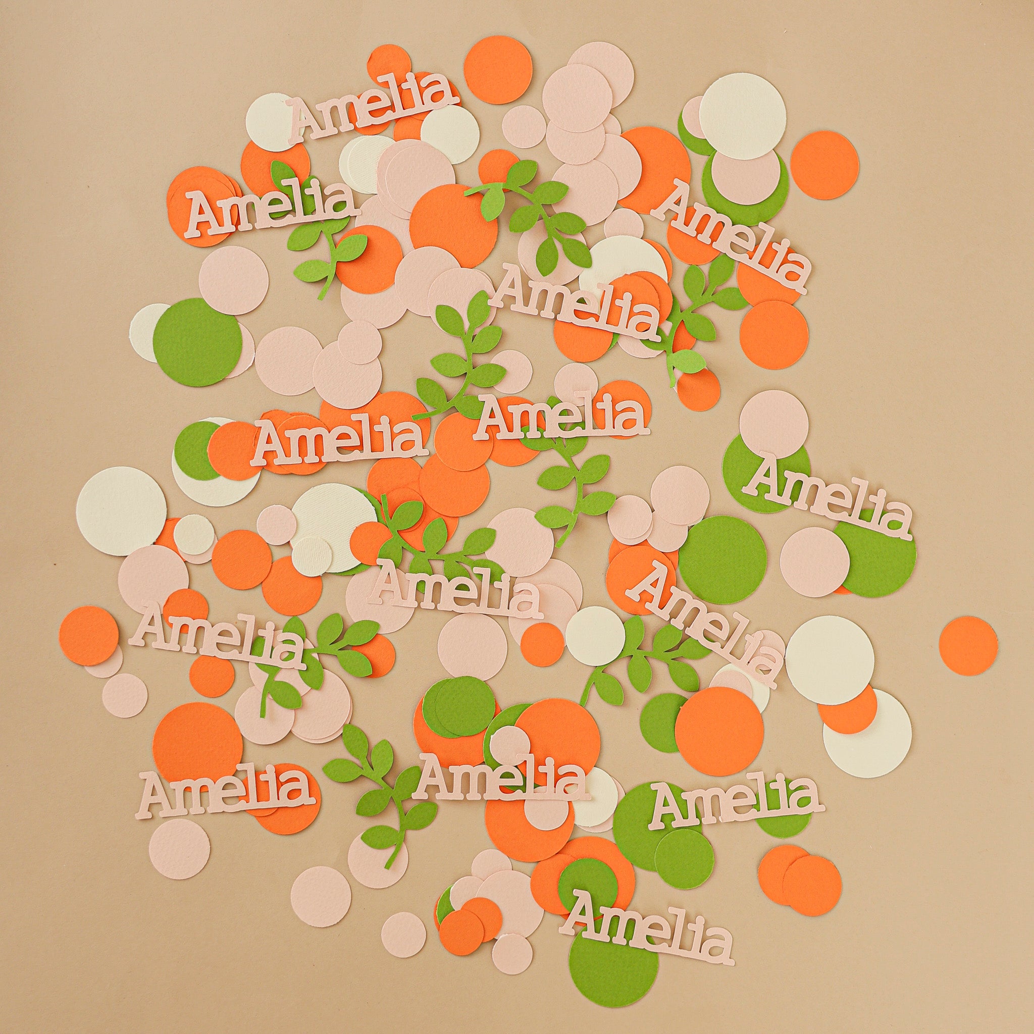 Little Cutie Confetti - Clementine Baby Shower & Birthday Decor