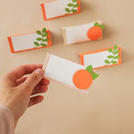 Clementine Place Cards - Little Cutie Birthday & Baby Shower - Orange Citrus Decor
