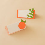 Clementine Place Cards - Little Cutie Birthday & Baby Shower - Orange Citrus Decor