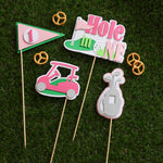 Hole in One Golf Birthday Centerpiece Kit - Sports Party Decor