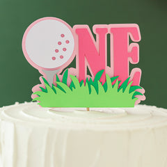 Girl Golf Cake Topper