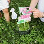 Hole in One Golf Birthday Centerpiece Kit - Sports Party Decor