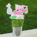 Hole in One Golf Birthday Centerpiece Kit - Sports Party Decor
