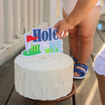 Hole in One Cake Topper - Golf 1st Birthday Party Decoration