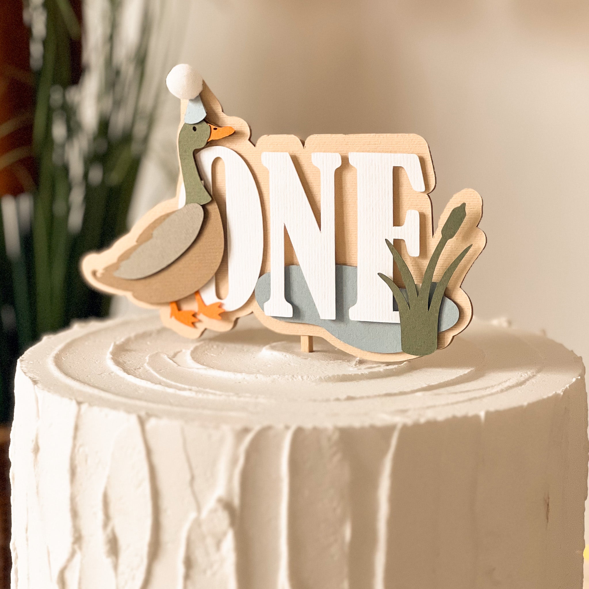 Luck Duck One Topper - Decorative Duck Figure