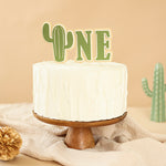Cactus One Cake Topper - Desert 1st Birthday Party Decoration