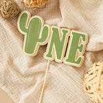 Cactus One Cake Topper - Desert 1st Birthday Party Decoration