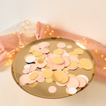Blush Rose Gold Paper Confetti Blush Rose Gold Baby Shower Girl 1st Birthday Decorations