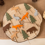 Woodland Animals Cupcake Toppers 1st Birthday Decorations