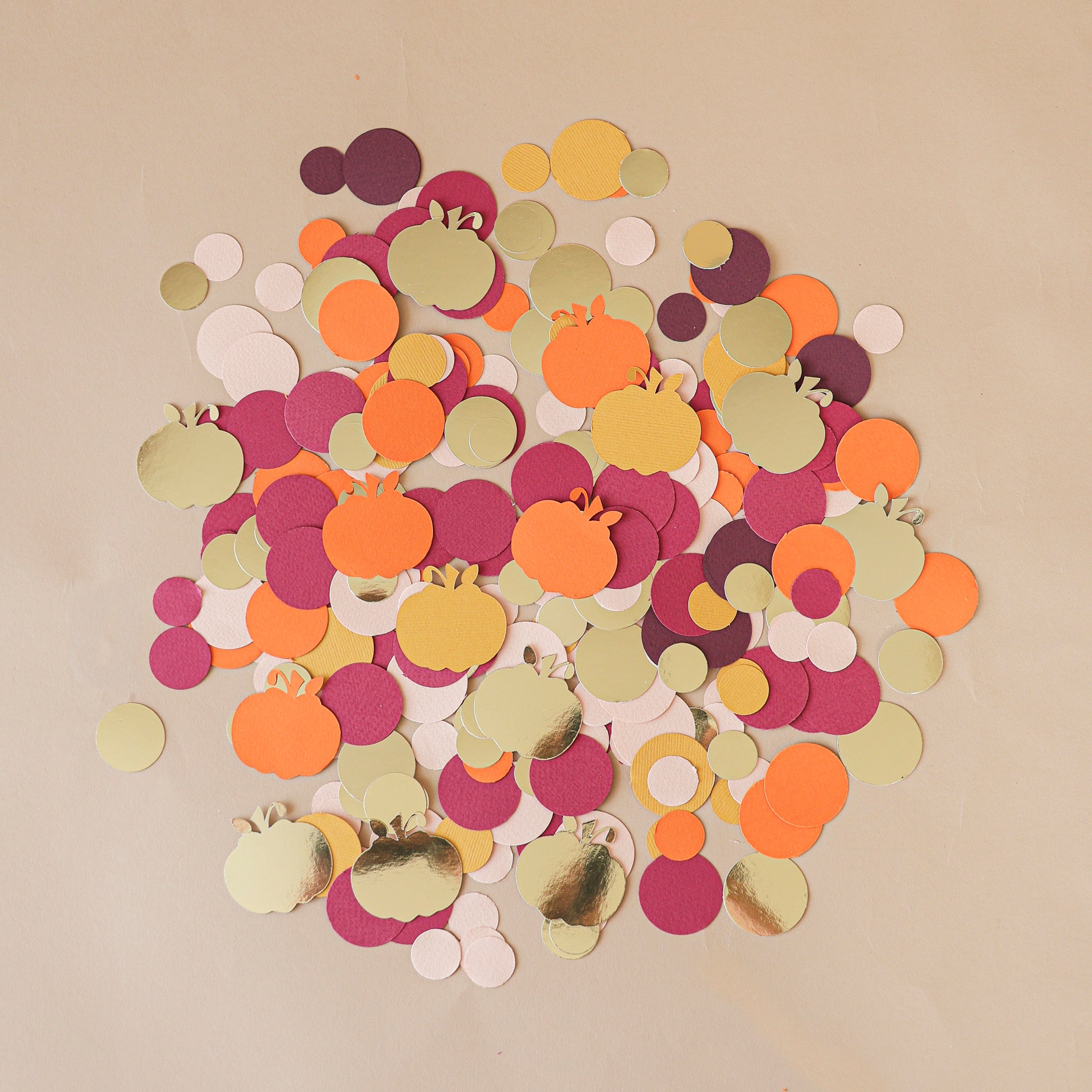 Pumpkin Confetti - Fall Baby Shower, Thanksgiving Table Decor