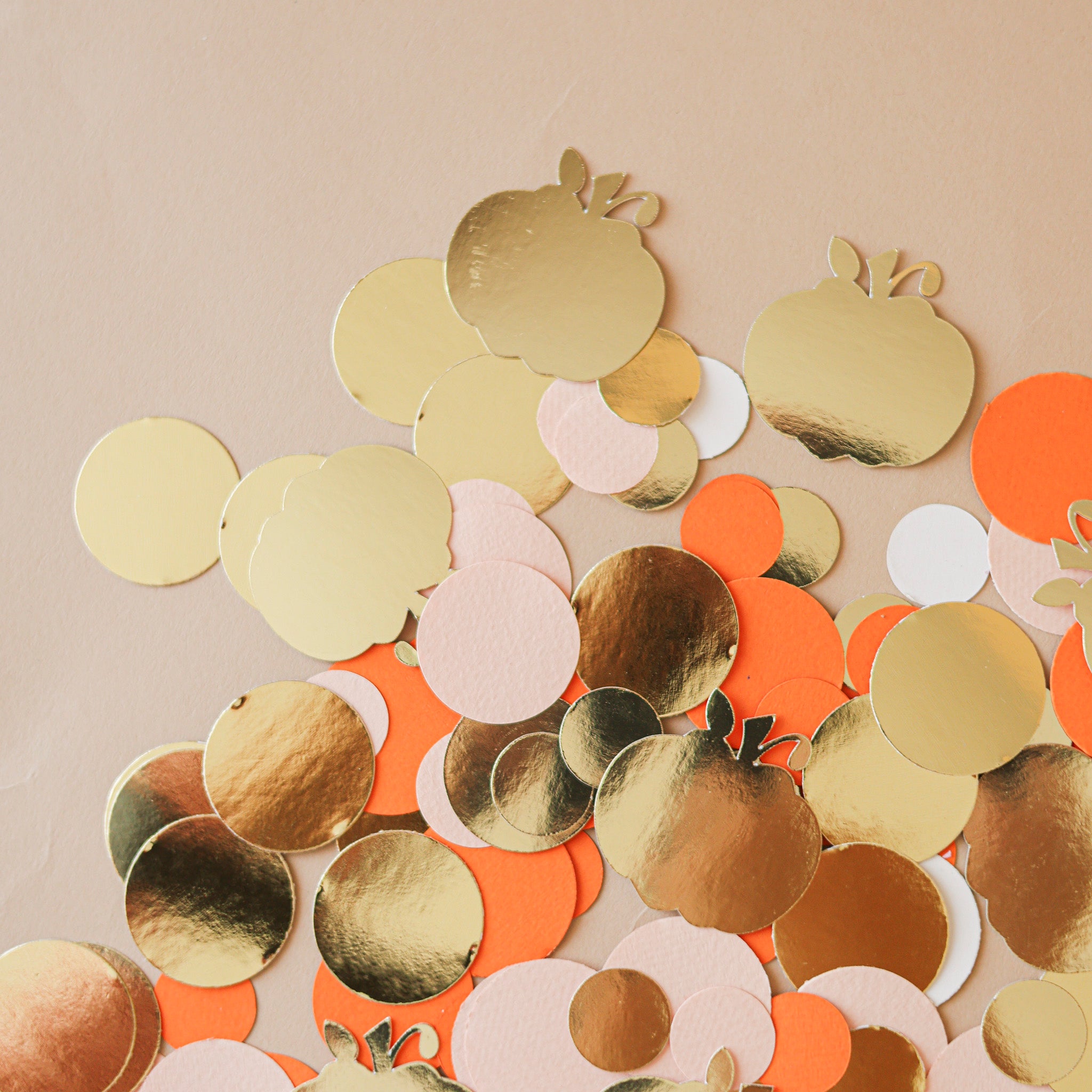 Pumpkin Confetti - Fall Baby Shower, Thanksgiving Table Decor