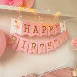 Ballerina Birthday Banner Ballet Dancer Tutu Banner Coquette themed party