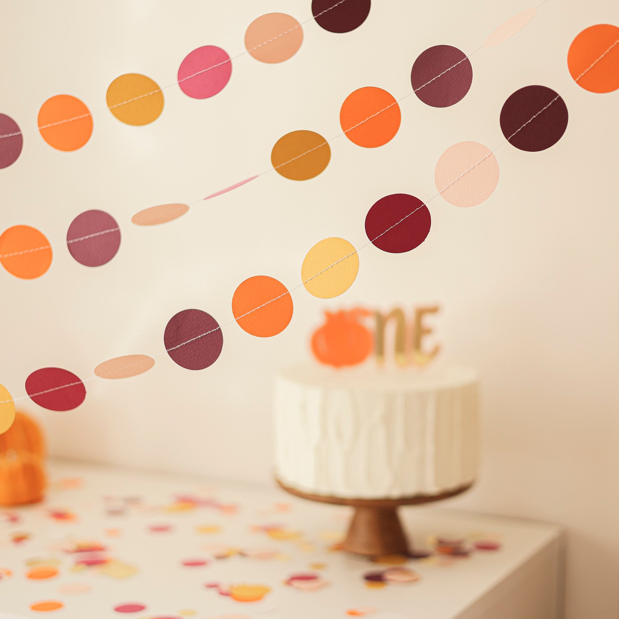 Fall Baby Shower Garland - Little Pumpkin 1st Birthday Decorations