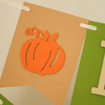 Fall Pumpkin 1st Birthday Banner - Autumn Party Decorations