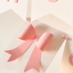 Pink Bow Welcome Baby Shower Banner