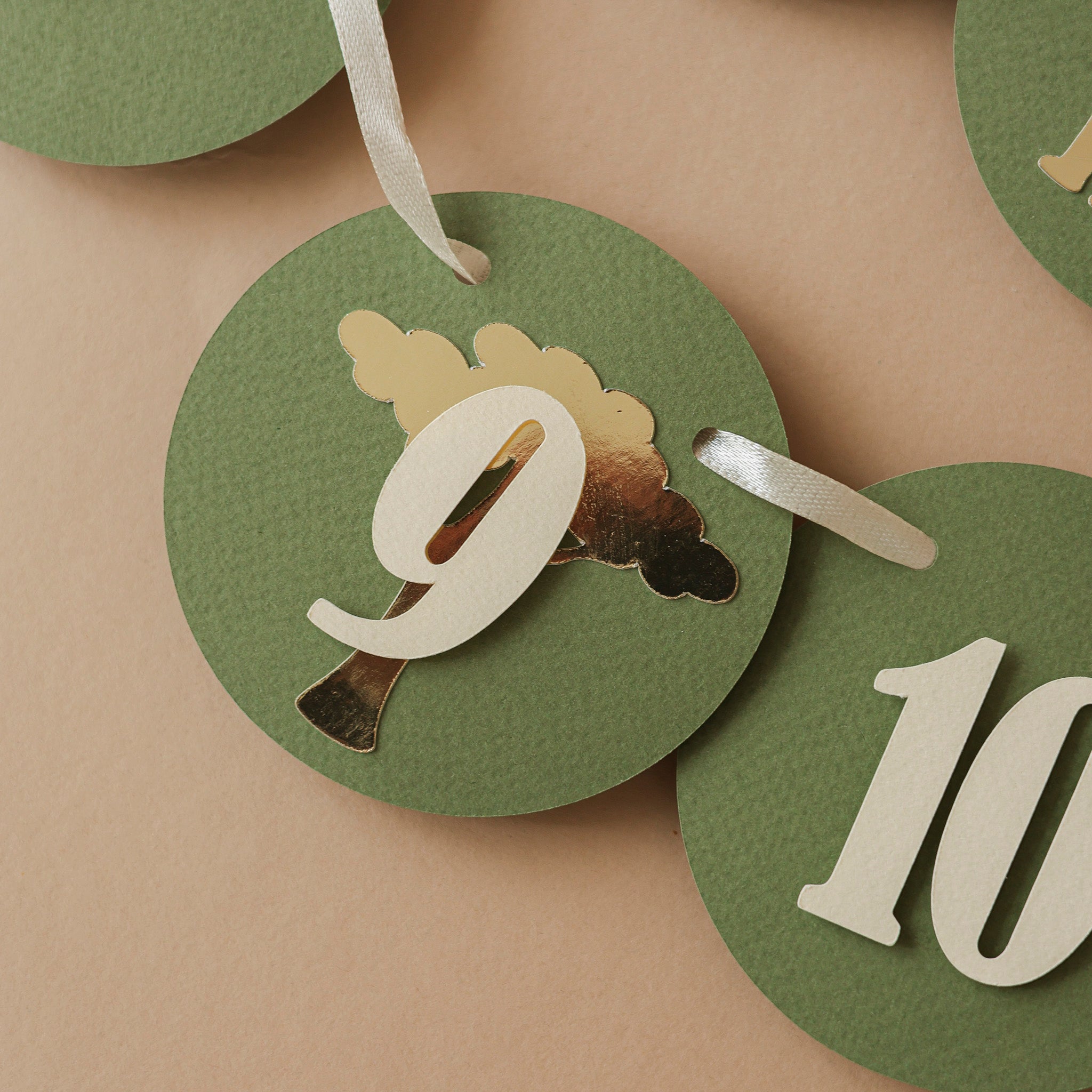 Safari Jungle First Birthday Monthly Photo Banner - Wild One 12 Month Garland