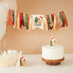 Capybara Highchair Banner - Christmas December Baby 1st Birthday