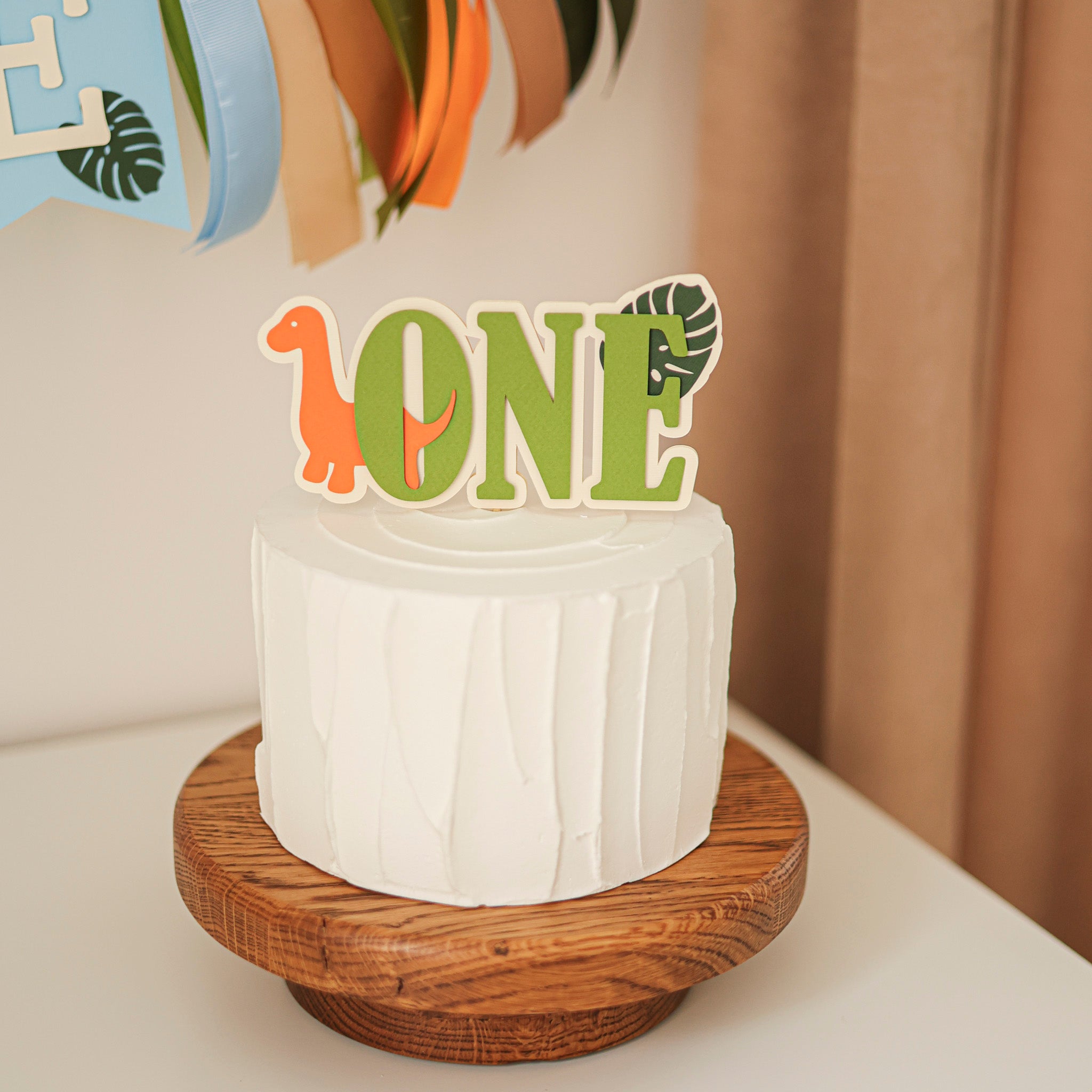 Dinosaur ONE Cake topper