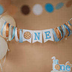 One Sweet Boy Highchair Banner