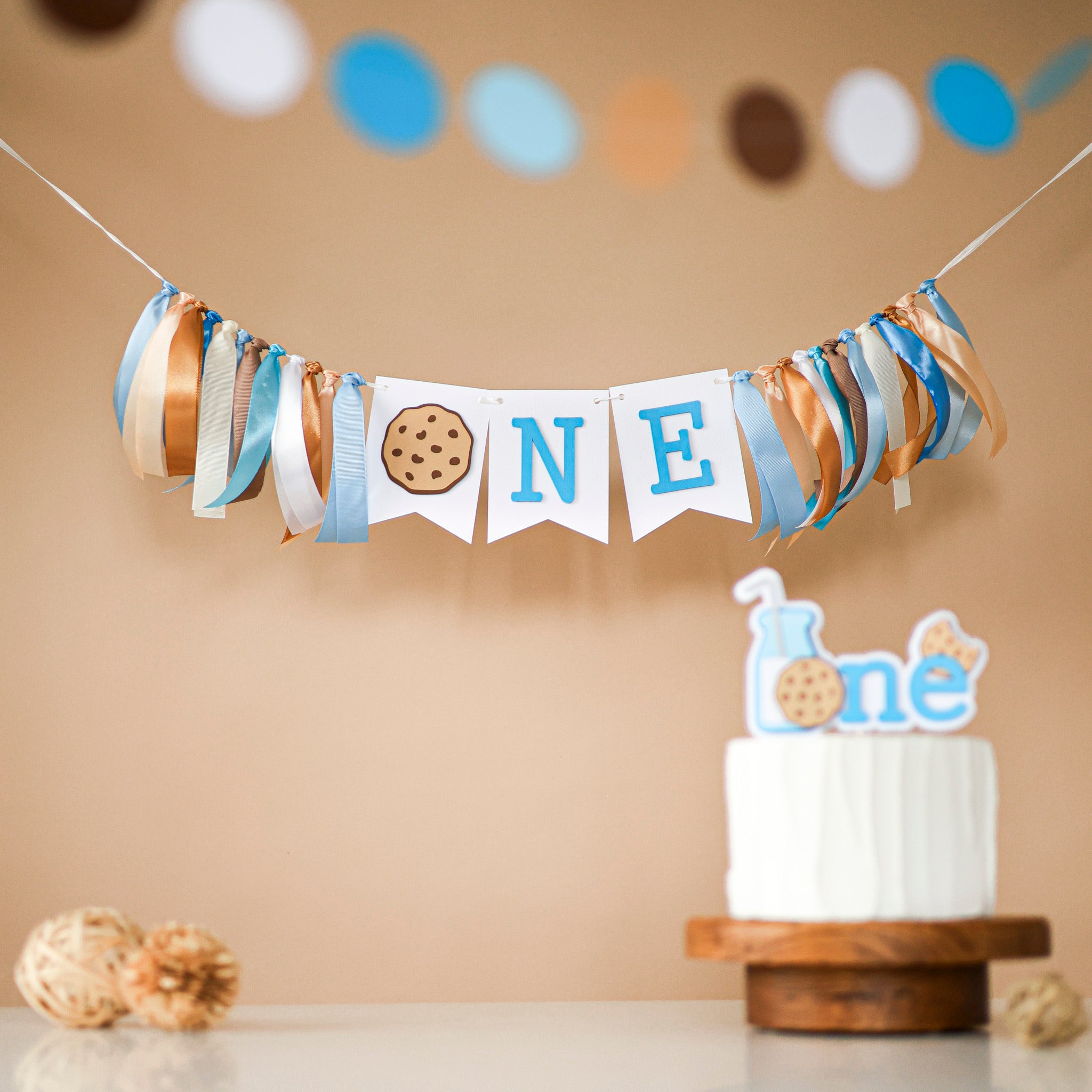 One Sweet Boy Highchair Banner