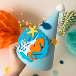 Under The Sea One Party Hat Ocean theme Onder the Sea Birthday 