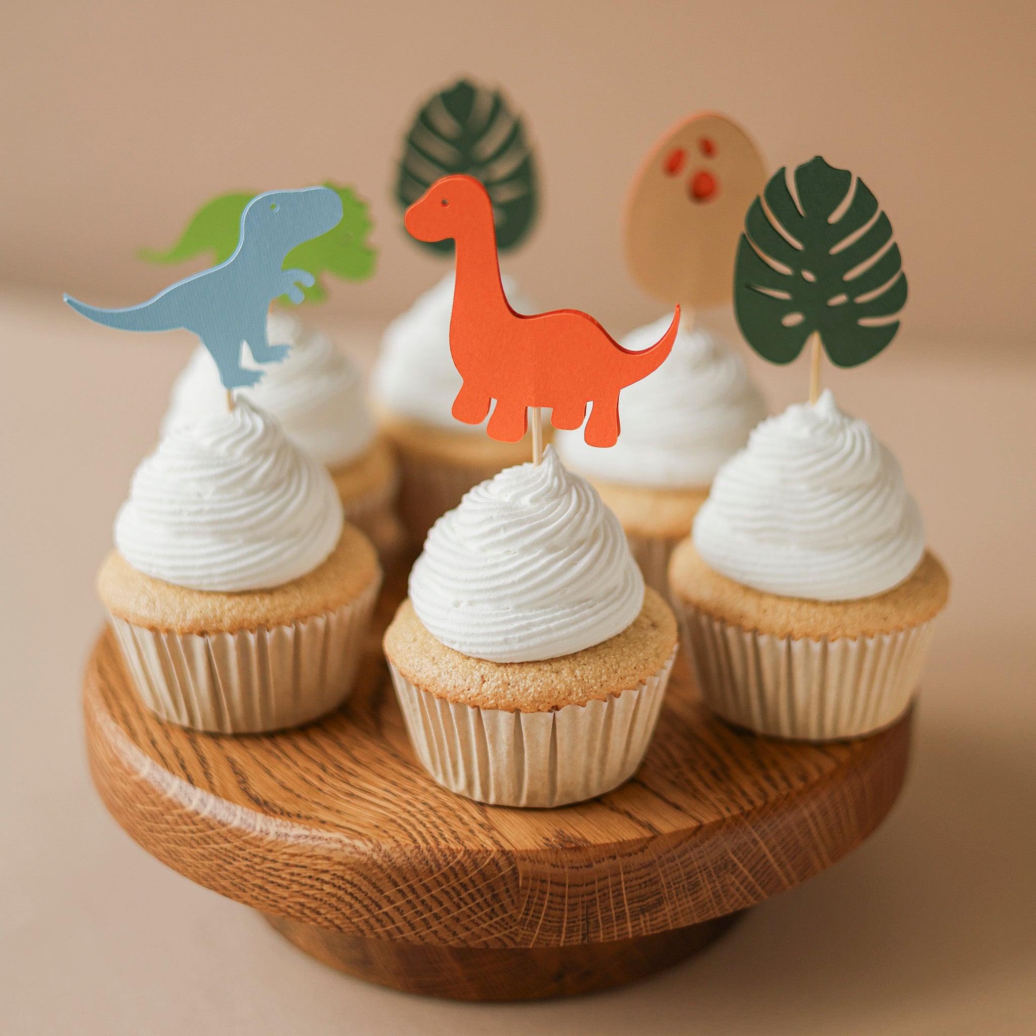 Dino Cupcake toppers
