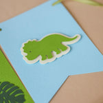 Dinosaur Birthday Banner - Two Rex Party Decor