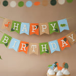 Dinosaur Birthday Banner - Two Rex Party Decor