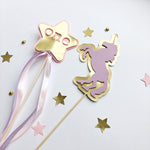 Unicorn Centerpieces Rainbow Birthday party Unicorn themed