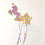 Unicorn Centerpieces Rainbow Birthday party Unicorn themed