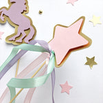 Unicorn Centerpieces Rainbow Birthday party Unicorn themed
