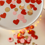 Sweetheart Paper Confetti Valentines Girl 1st Birthday Decorations Valentines Day Decor 