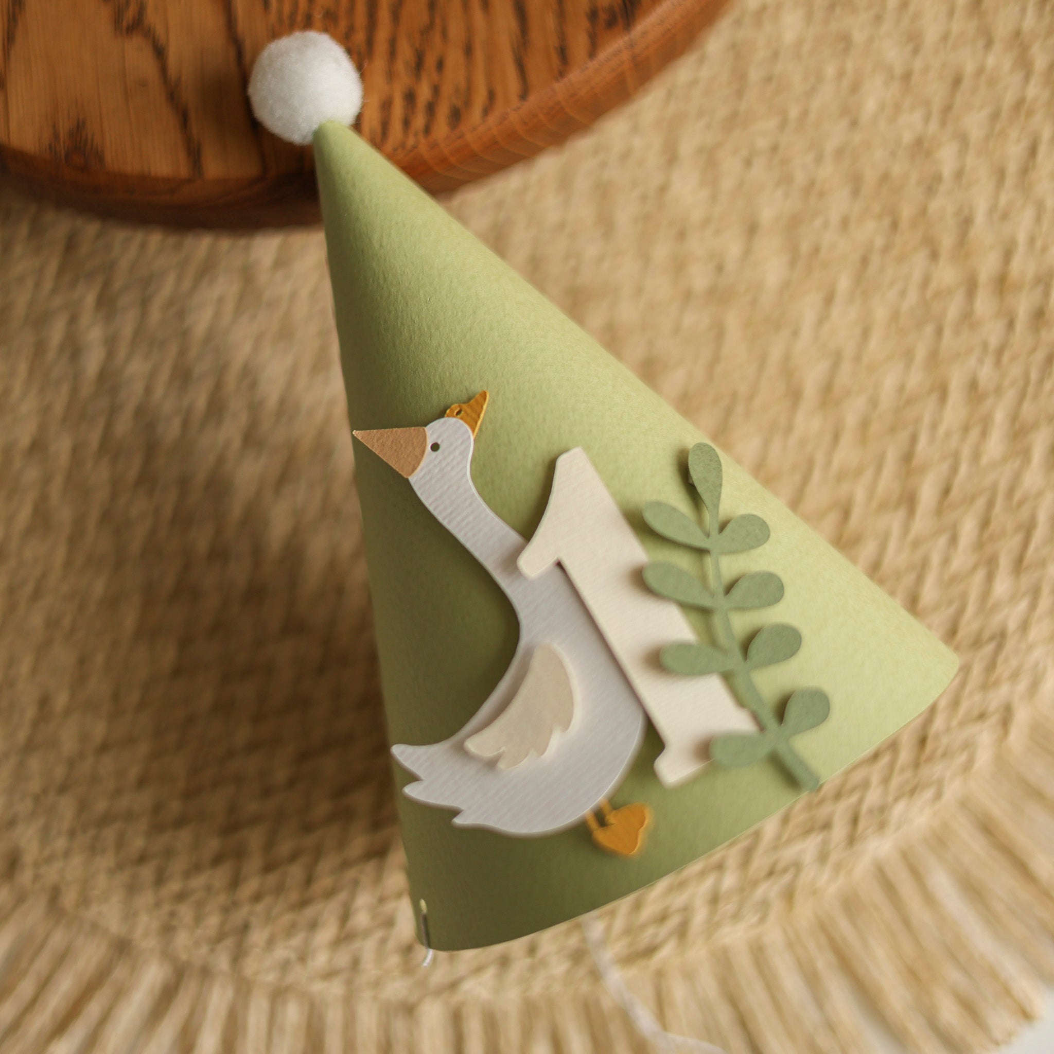 One Silly Goose Party Hat, Goose First Birthday Decor