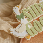 Silly Goose Cake Topper, Goose Baby Shower Decorations