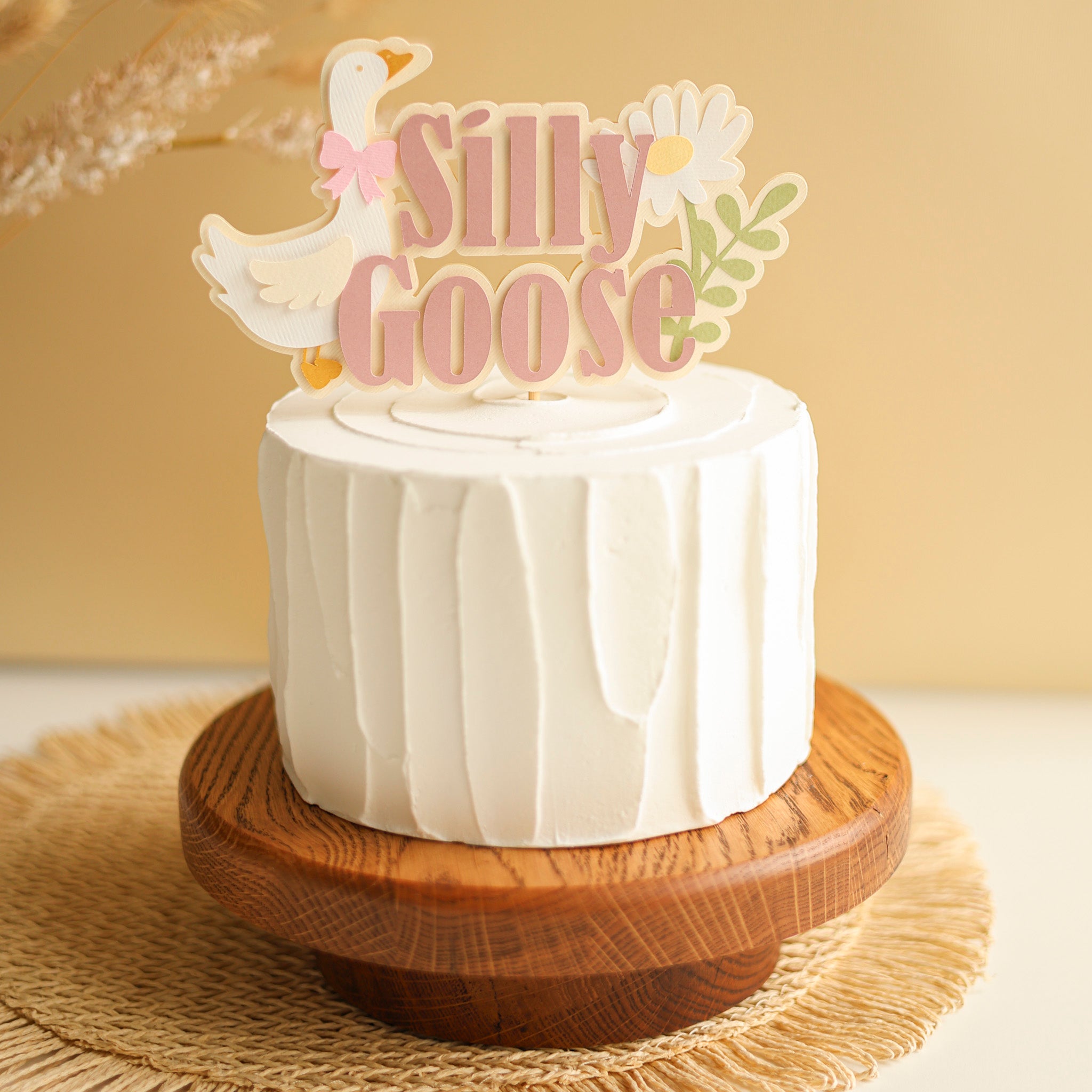 Silly Goose Cake Topper, Goose Baby Shower Decorations
