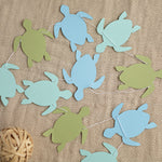 Sea Turtle Paper Party Garland - Ocean Birthday Decoration