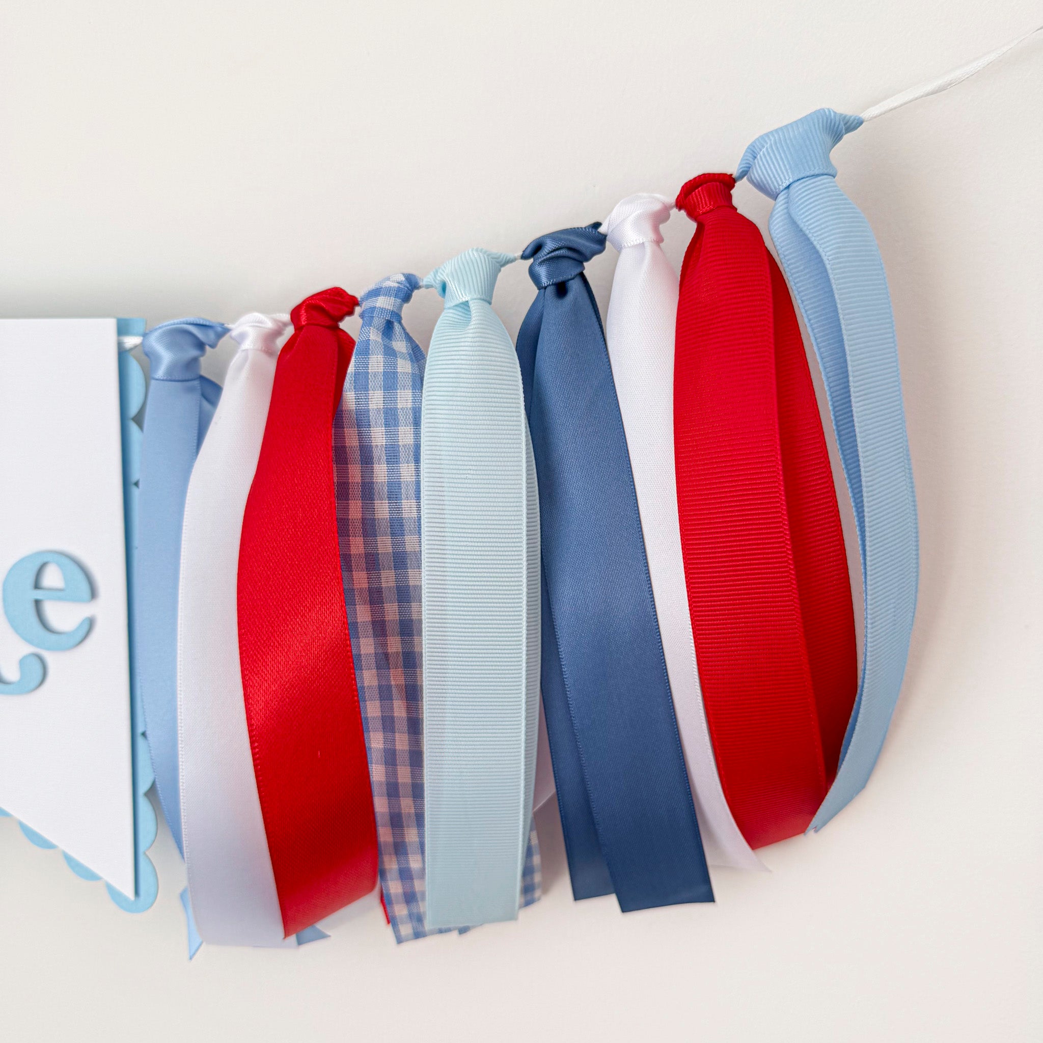 Lobster 1st Birthday Highchair Banner - Crawfish Party Decorations