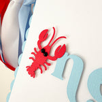 Lobster 1st Birthday Highchair Banner - Crawfish Party Decorations