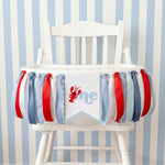 Lobster 1st Birthday Highchair Banner - Crawfish Party Decorations