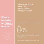 Girl Milk & Cookies Bundle, One Sweet Girl Birthday Decorations