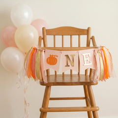 Pumpkin Highchair Banner