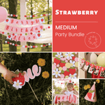 Berry First Birthday Bundle, Strawberry Party Decorations